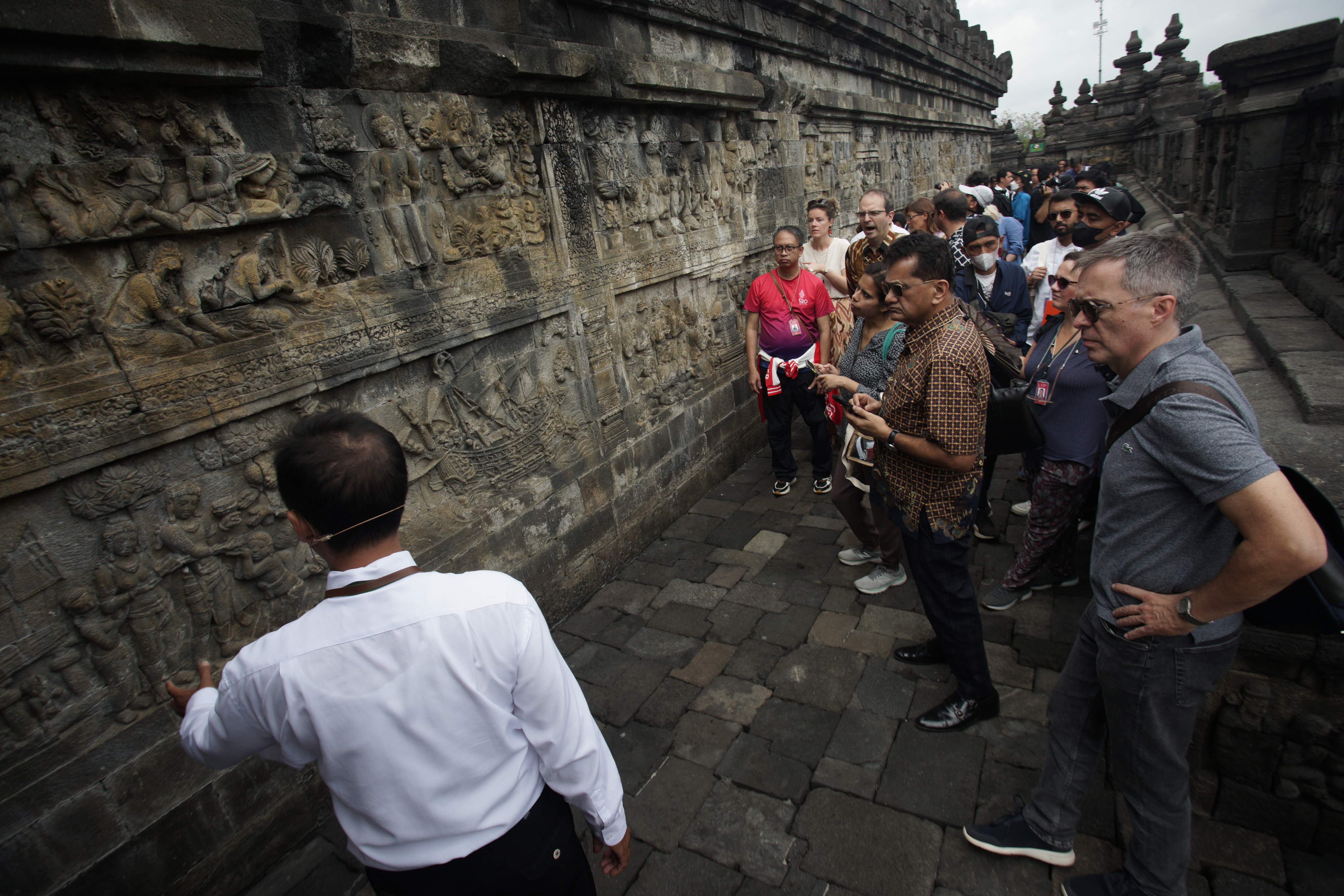 Gelegasi 3rd Sherpa Meeting G20 Kunjungi Candi Borobudur