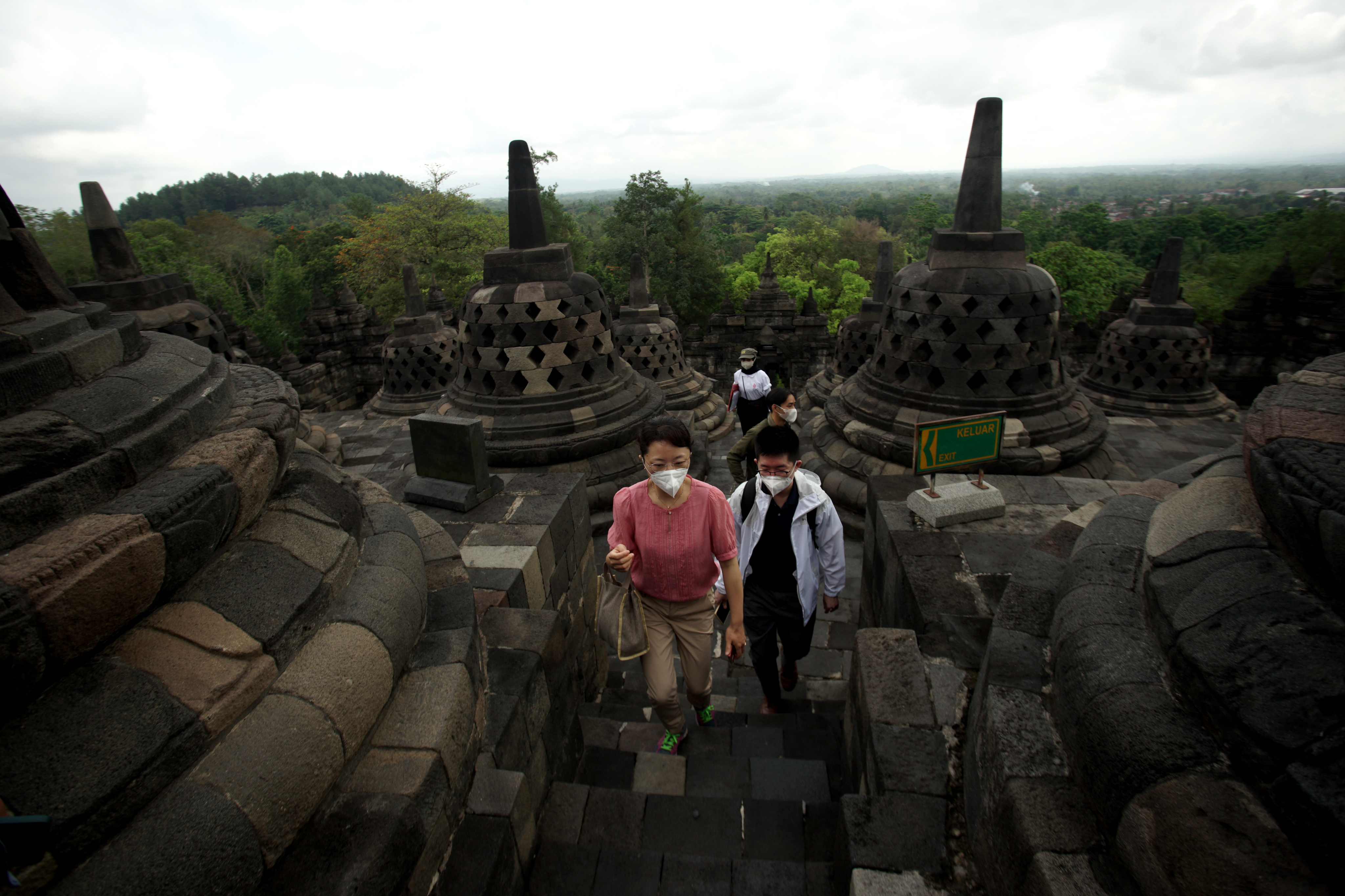 Gelegasi 3rd Sherpa Meeting G20 Kunjungi Candi Borobudur