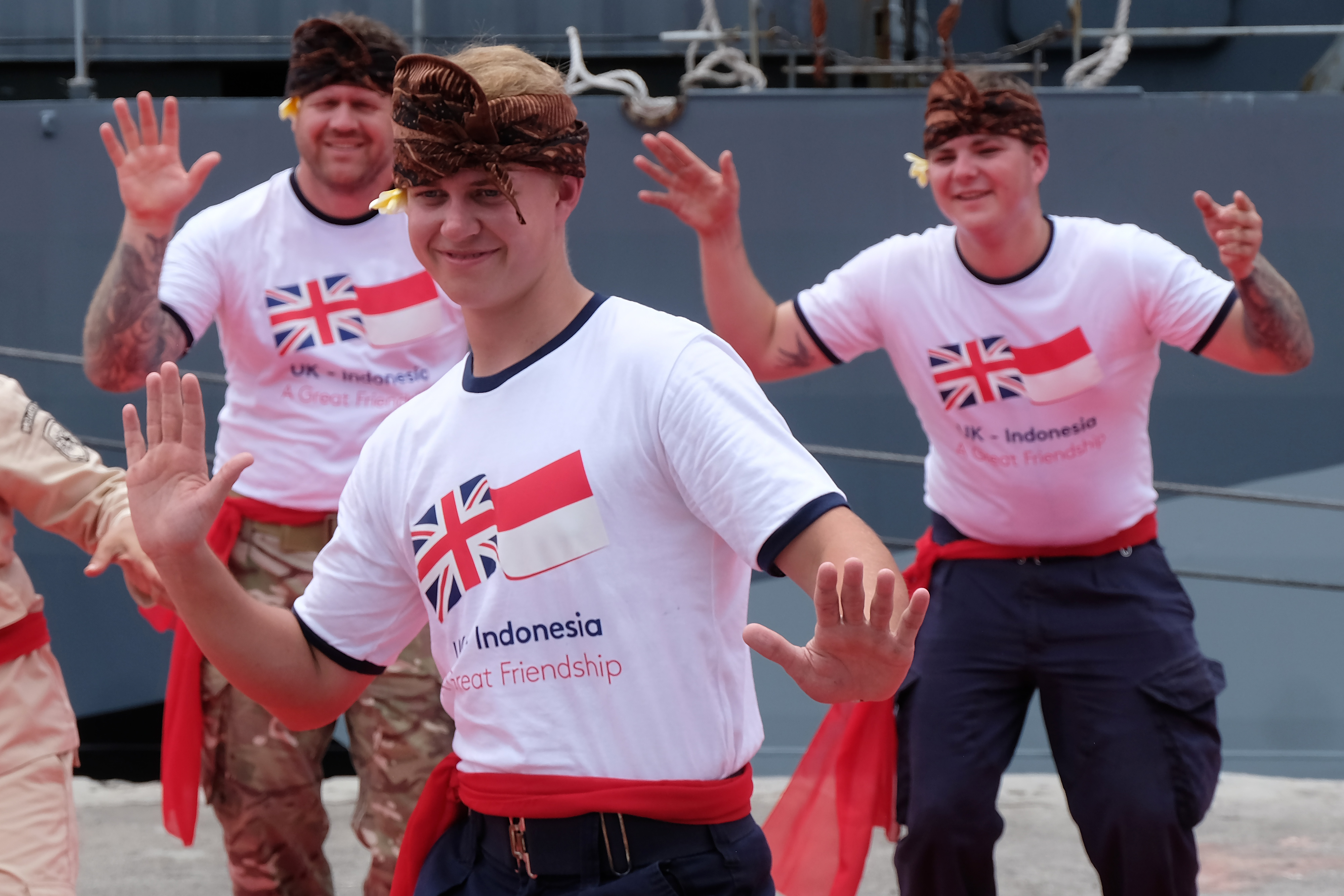 Kunjungan Kapal Angkatan Laut Kerajaan Inggris di Bali