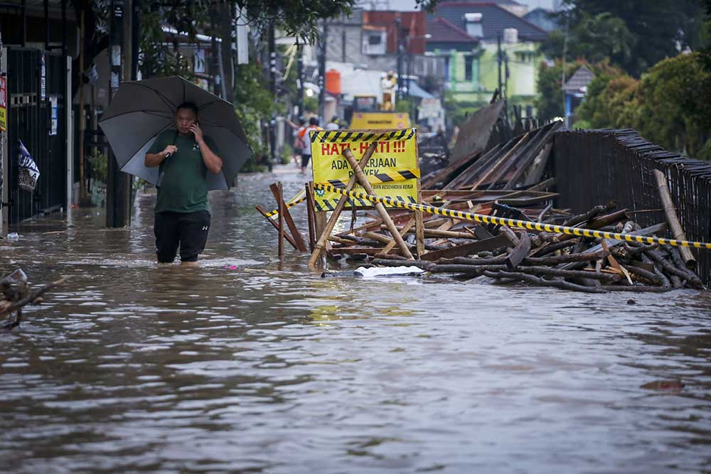 Banjir Akibat Tanggul Jebol