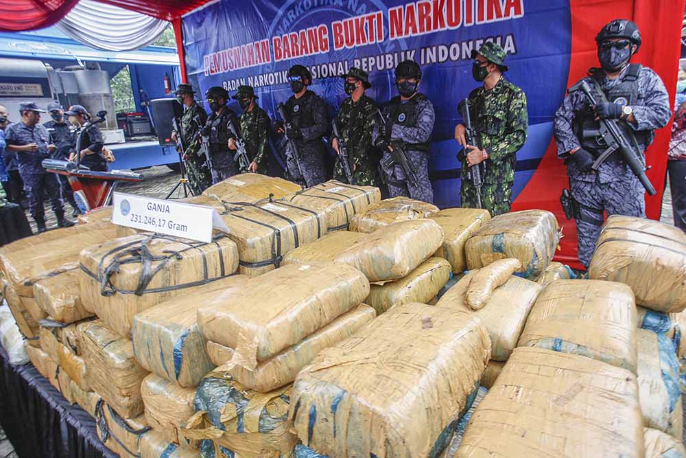 BNN Musnahkan Narkoba