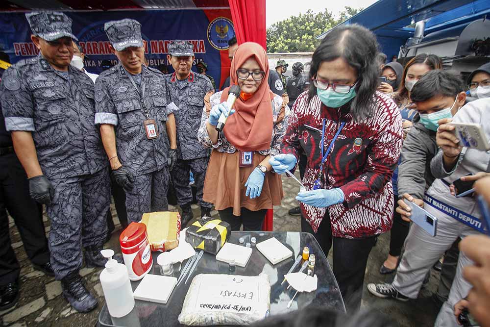 BNN Musnahkan Narkoba