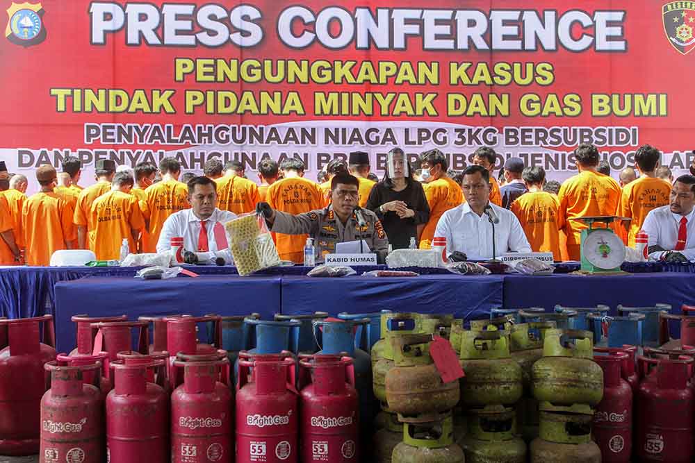 Tindak Pidana Penyulingan Gas LPG 3 KG