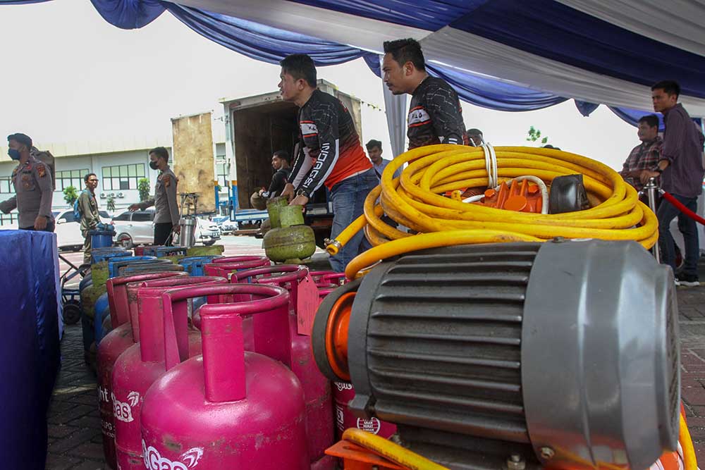 Tindak Pidana Penyulingan Gas LPG 3 KG