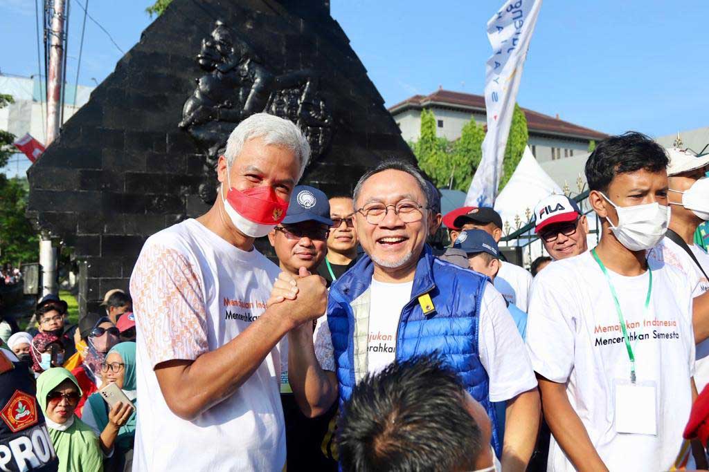 Mendag dan Gubernur Jateng Ikut Jalan Bareng Pra-Muktamar Muhammadiyah