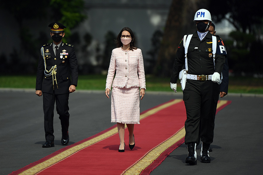 Presiden Jokowi Menerima Surat Kepercayaan Dubes LBBP