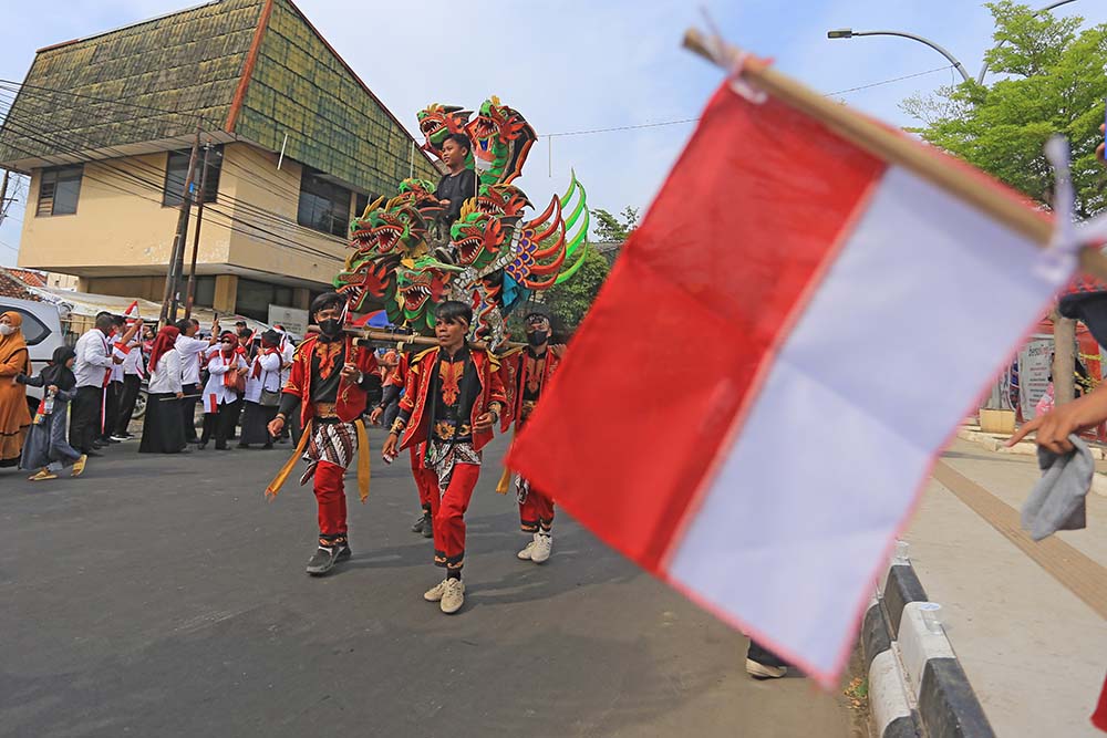 Kirab Kebangsaan di Indramayu