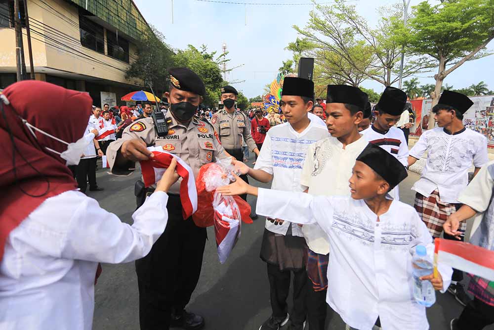 Kirab Kebangsaan di Indramayu
