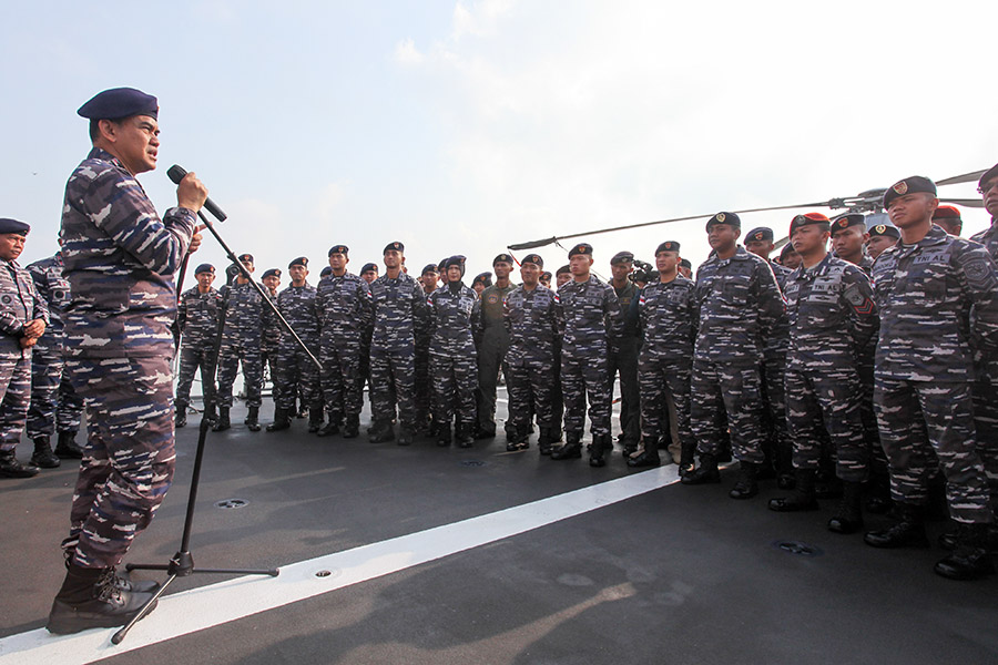 TNI AL Ikuti Latihan Bersama di Perairan Utara Australia 