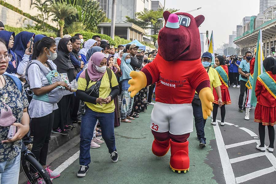 Bacuya Karakter Badak Jawa yang Menjadi Maskot Piala Dunia U-20 2023