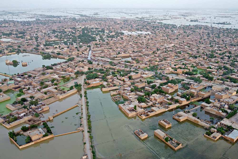Korban Terdampak Banjir di Pakistan