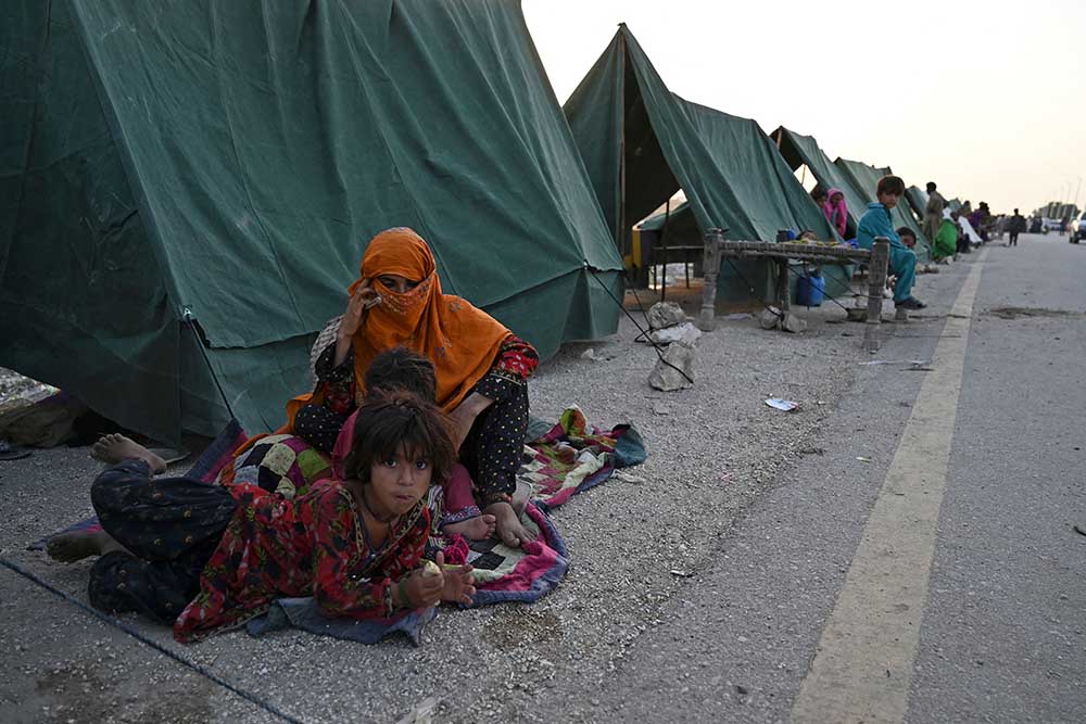 Korban Terdampak Banjir di Pakistan