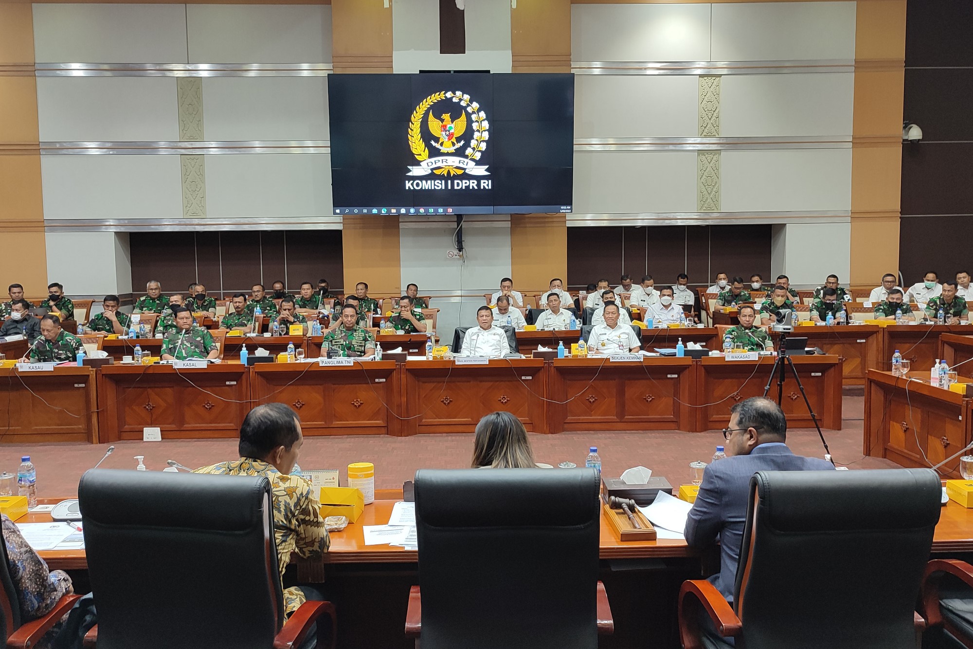 Rapat Kerja  Komisi I DPR dengan  Kementerian Pertahanan dan TNI 