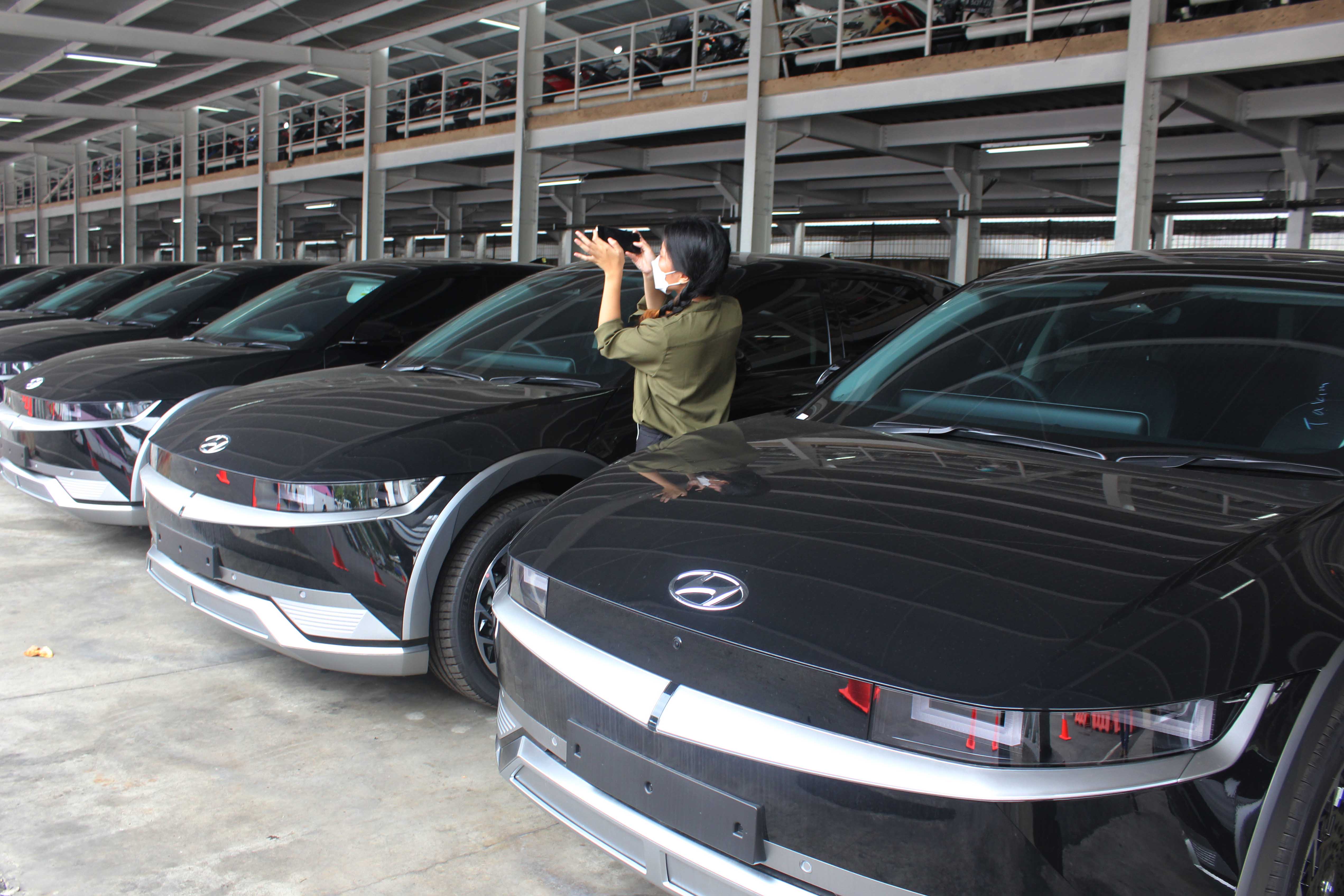 Mobil Listrik Delegasi G20 Parliamentary Speakers’ Summit (P20)