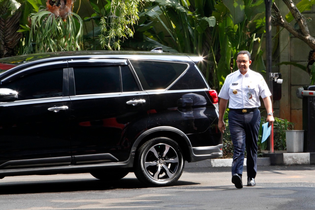 Anies Tiba di KPK Jalani Pemeriksaan Formula E 