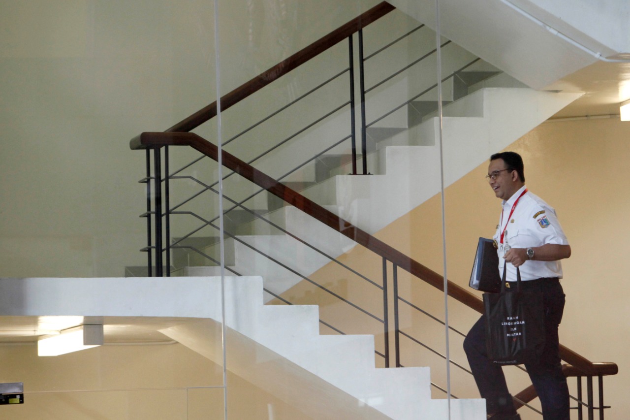 Anies Tiba di KPK Jalani Pemeriksaan Formula E 