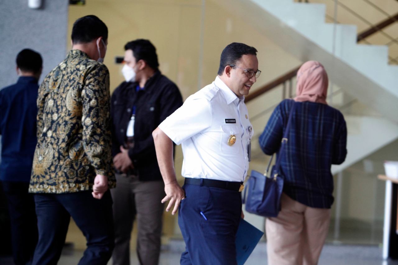 Anies Tiba di KPK Jalani Pemeriksaan Formula E 