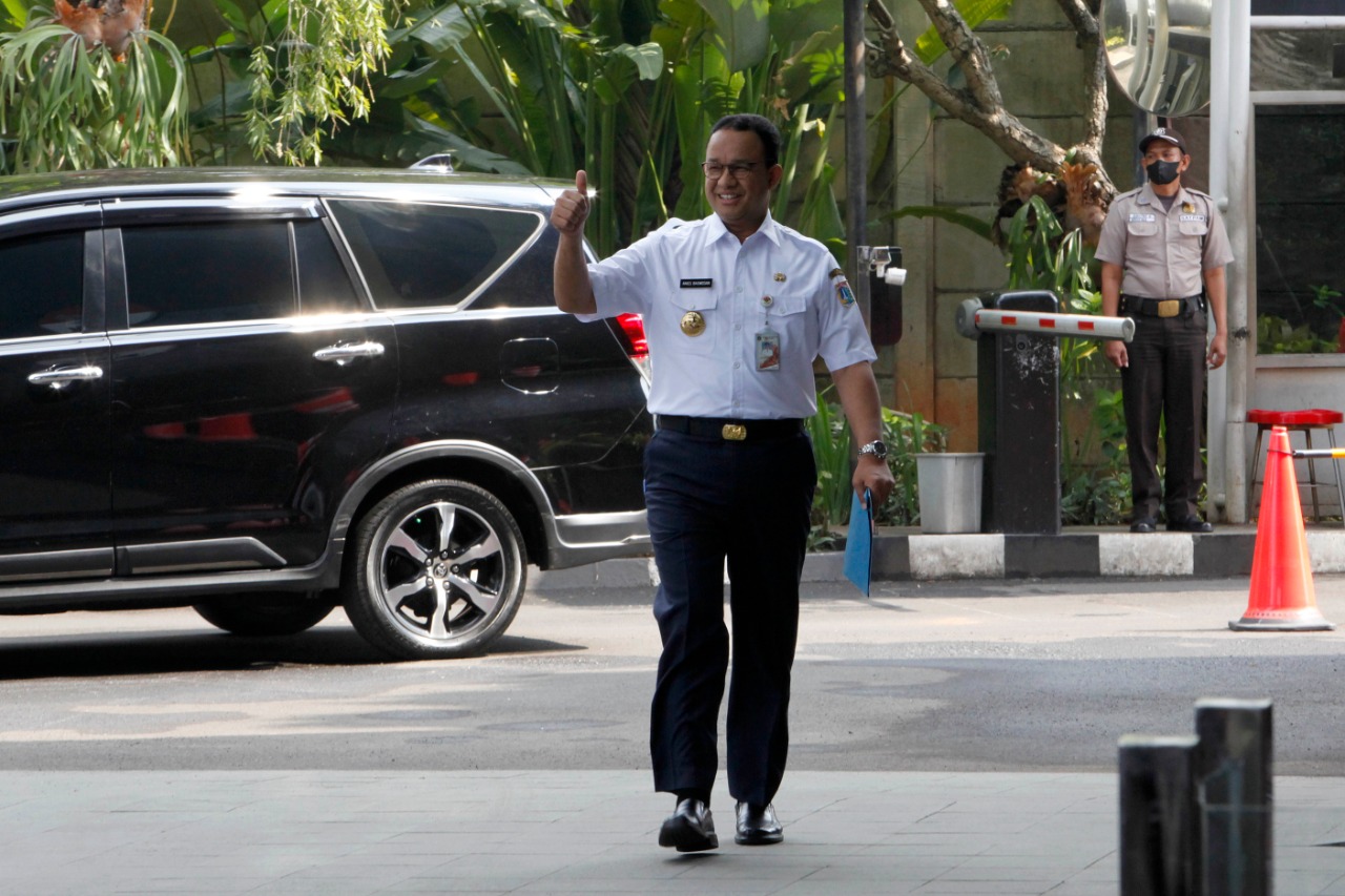 Anies Tiba di KPK Jalani Pemeriksaan Formula E 