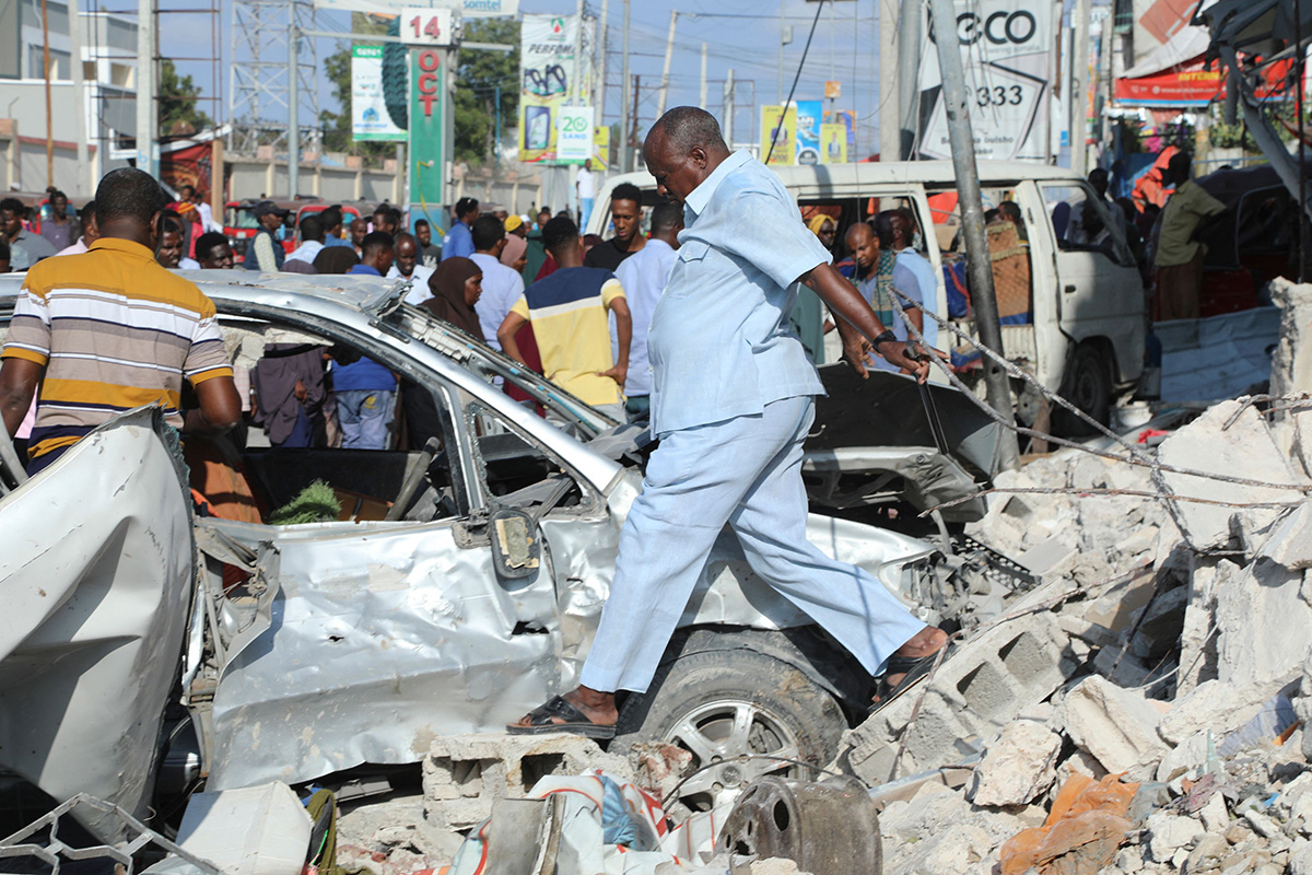 Ledakan Bom Mobil di Mogadishu