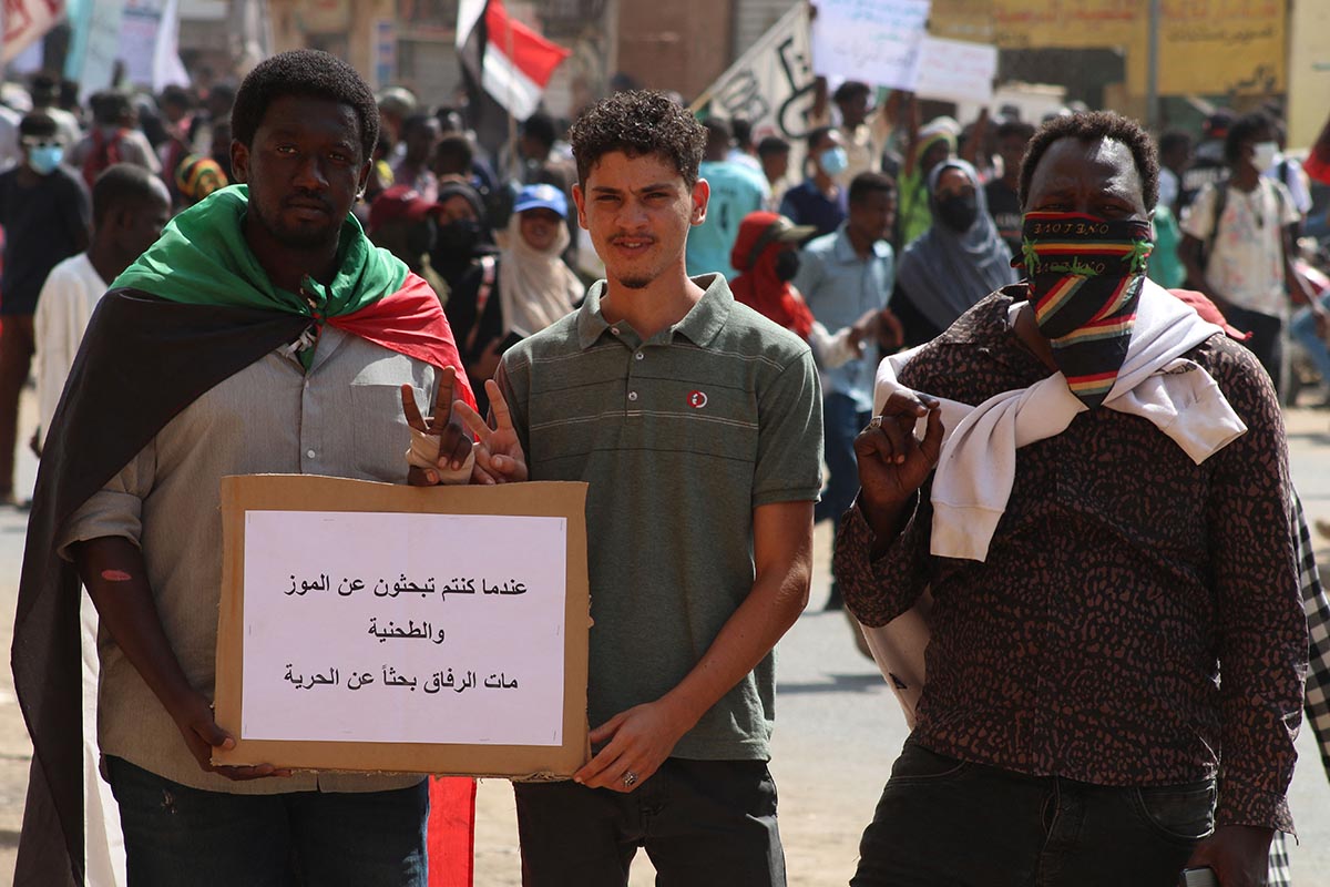 Masyarakat Tuntut Pemerintahan Sipil di Sudan