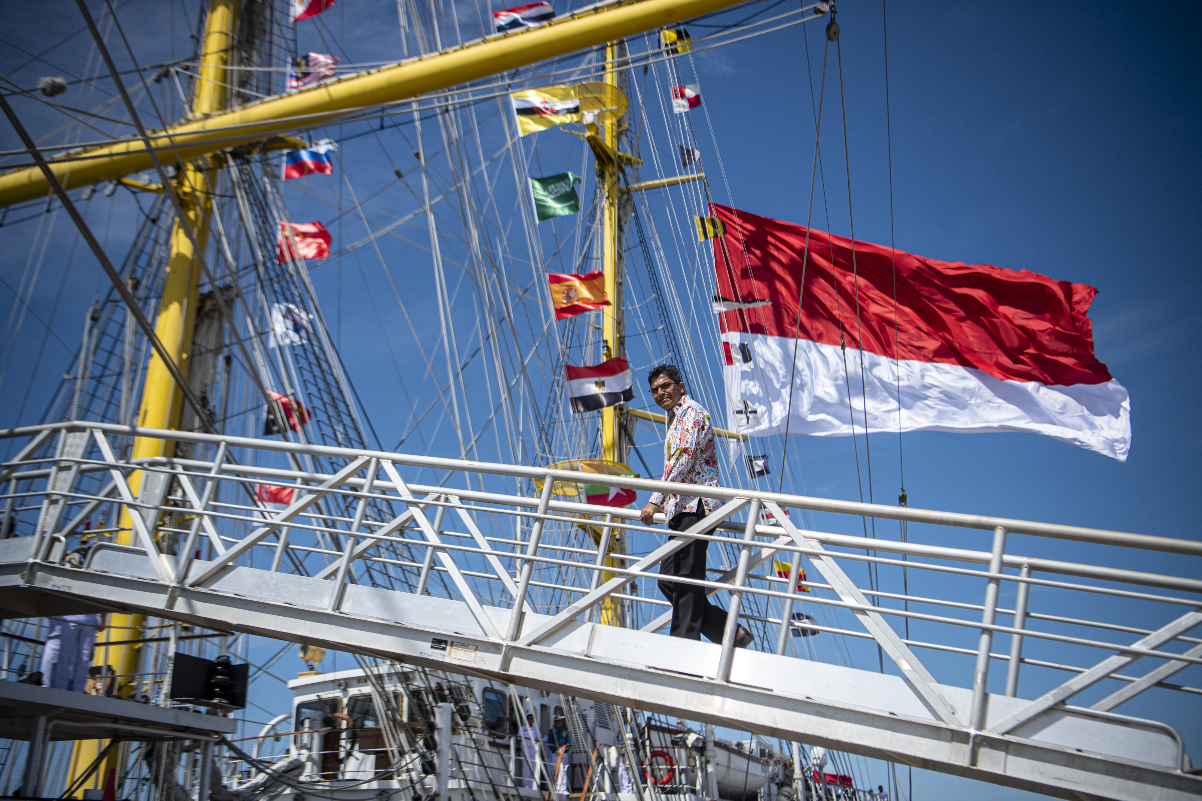 KRI Bima Suci-945  Tiba di  Darwin Australia