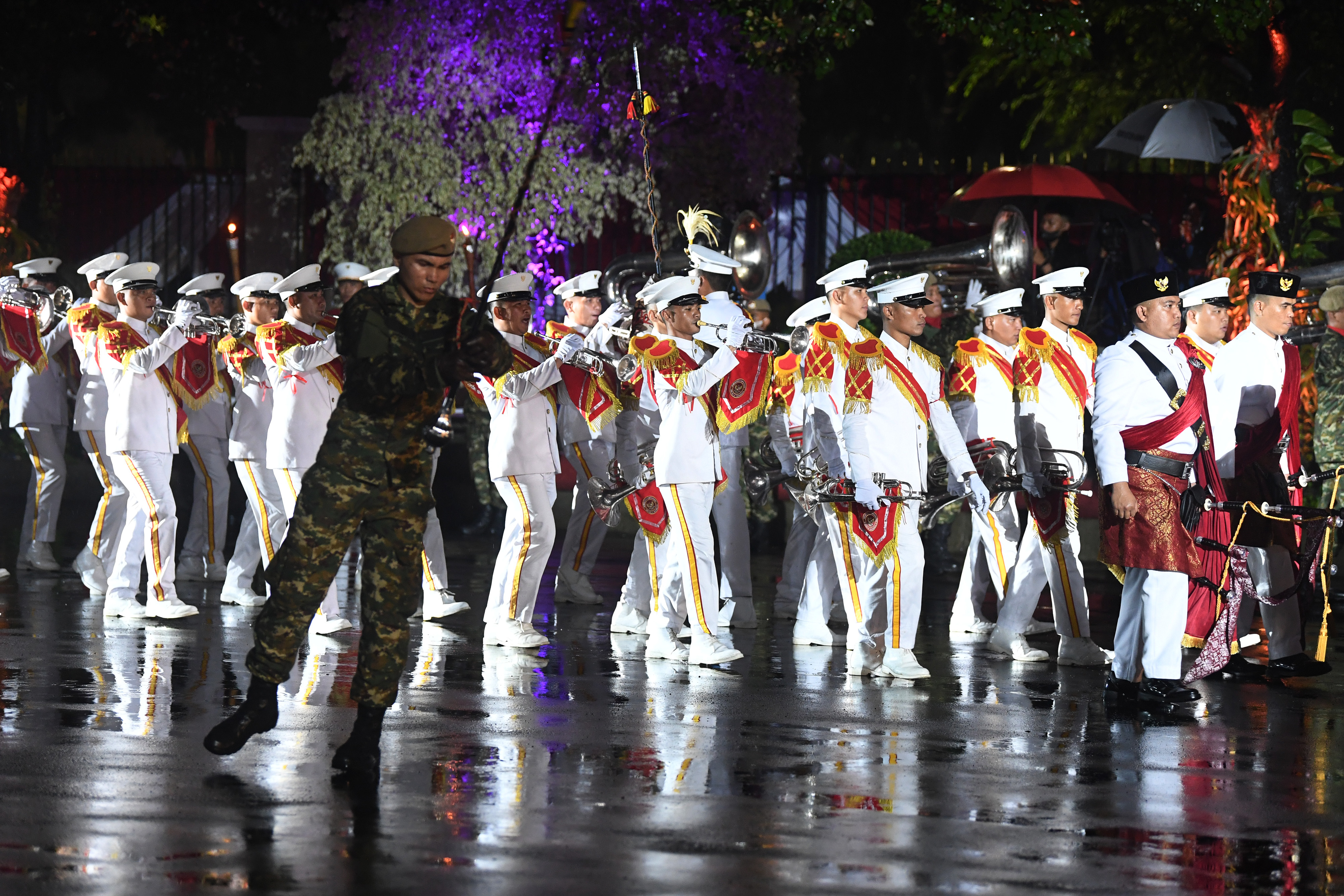 Parade Senja di Kementerian Pertahanan