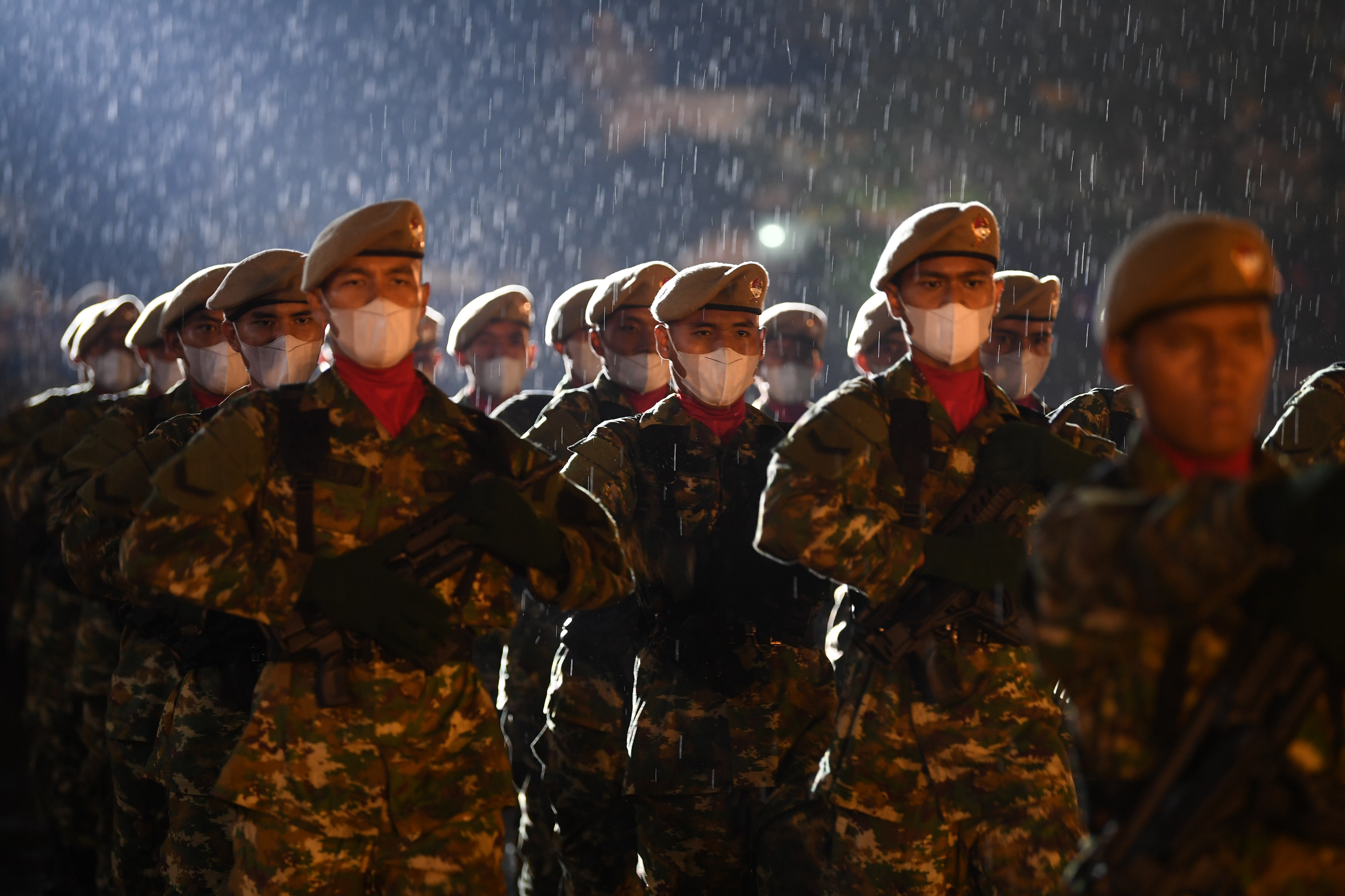 Parade Senja di Kementerian Pertahanan