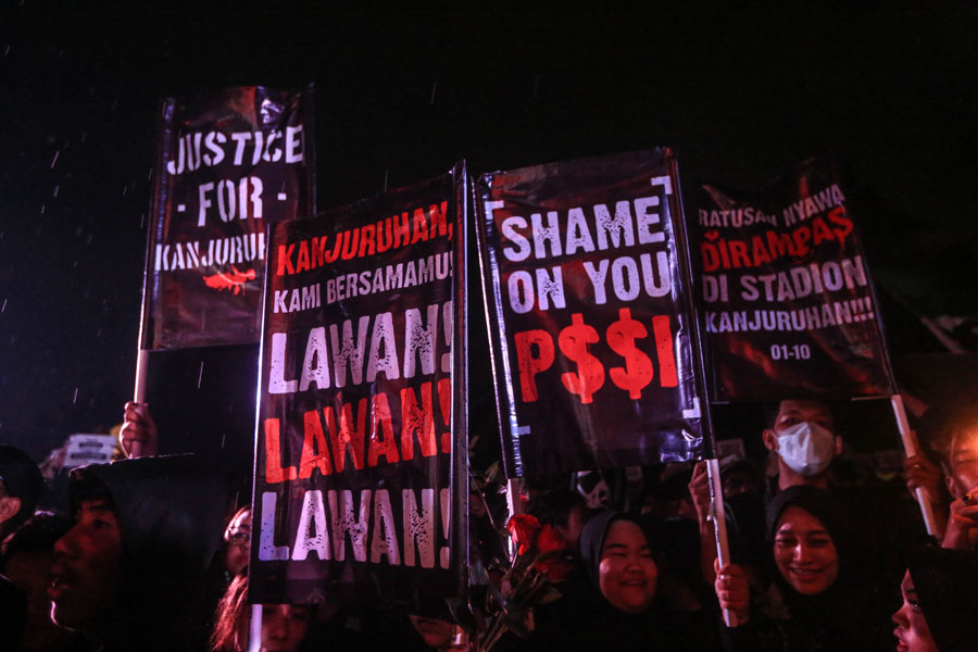 Solidaritas Suporter Untuk Tragedi Kanjuruhan