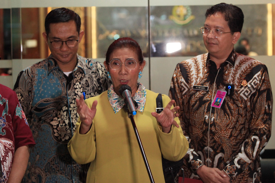 Susi Pudjiastuti Diperiksa Jampidsus Kejagung