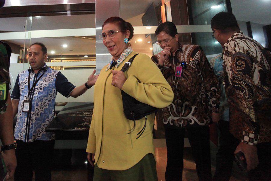 Susi Pudjiastuti Diperiksa Jampidsus Kejagung