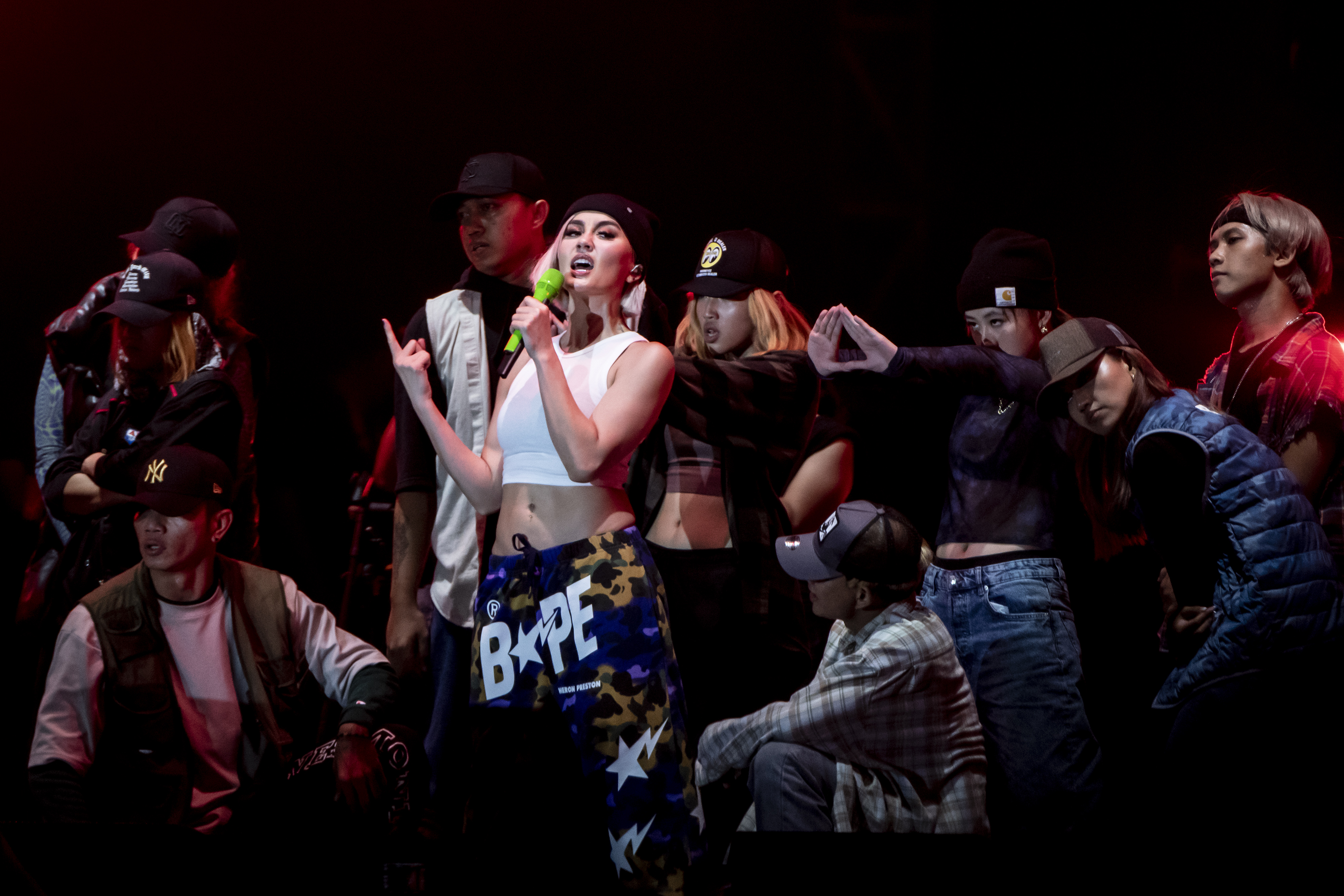 Penampilan Agnez Mo di Synchronize Fest