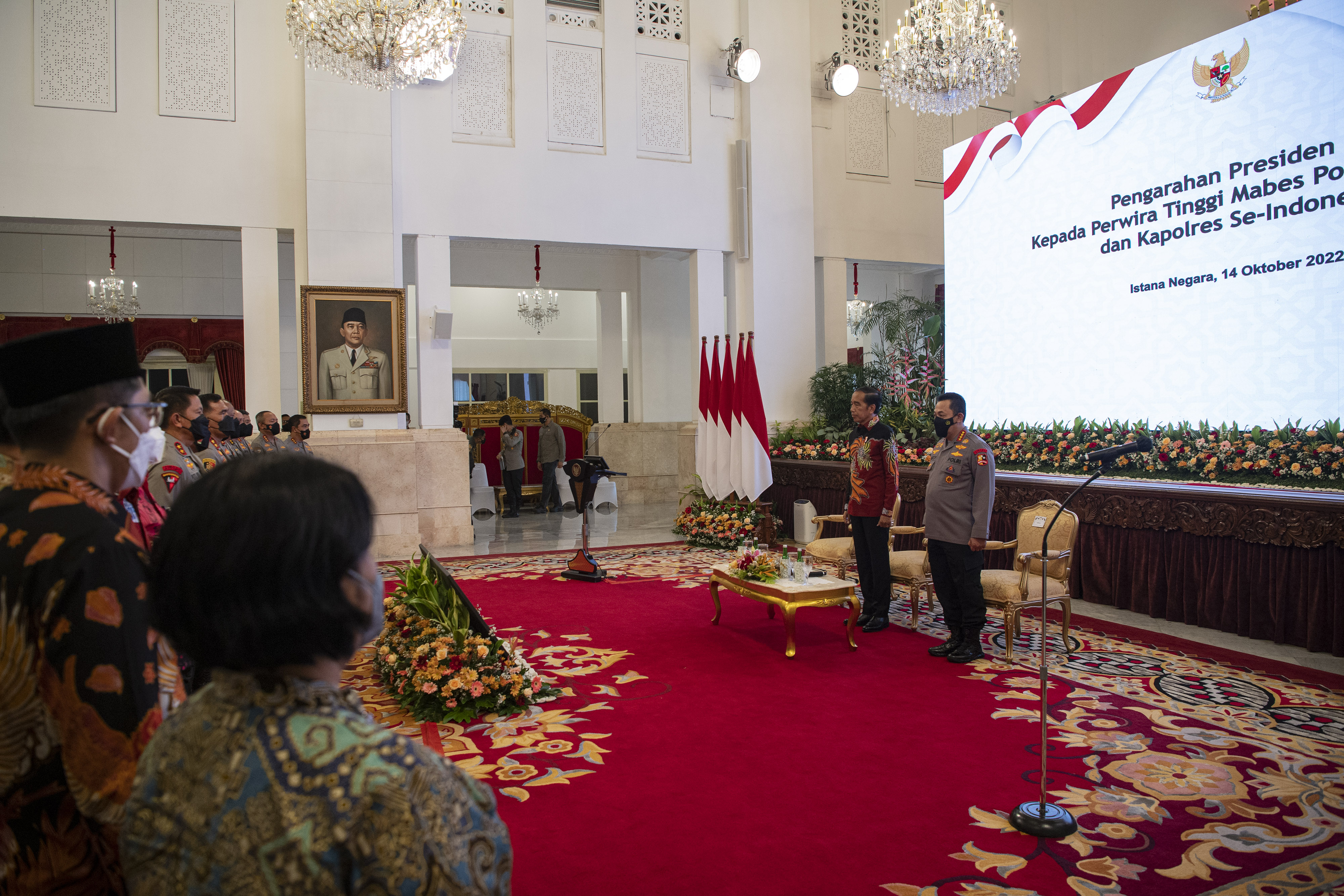 Pengarahan Presiden Jokowi Kepada Polri