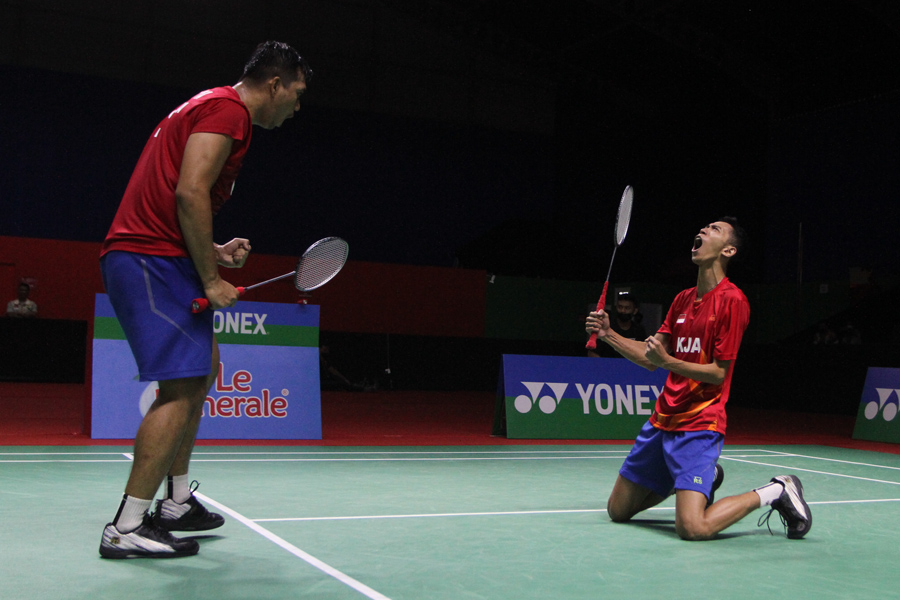 Ganda Putra Alfian/Ade Menang Atas Ganda Shuntaro Mezaki/Harunya Nishida