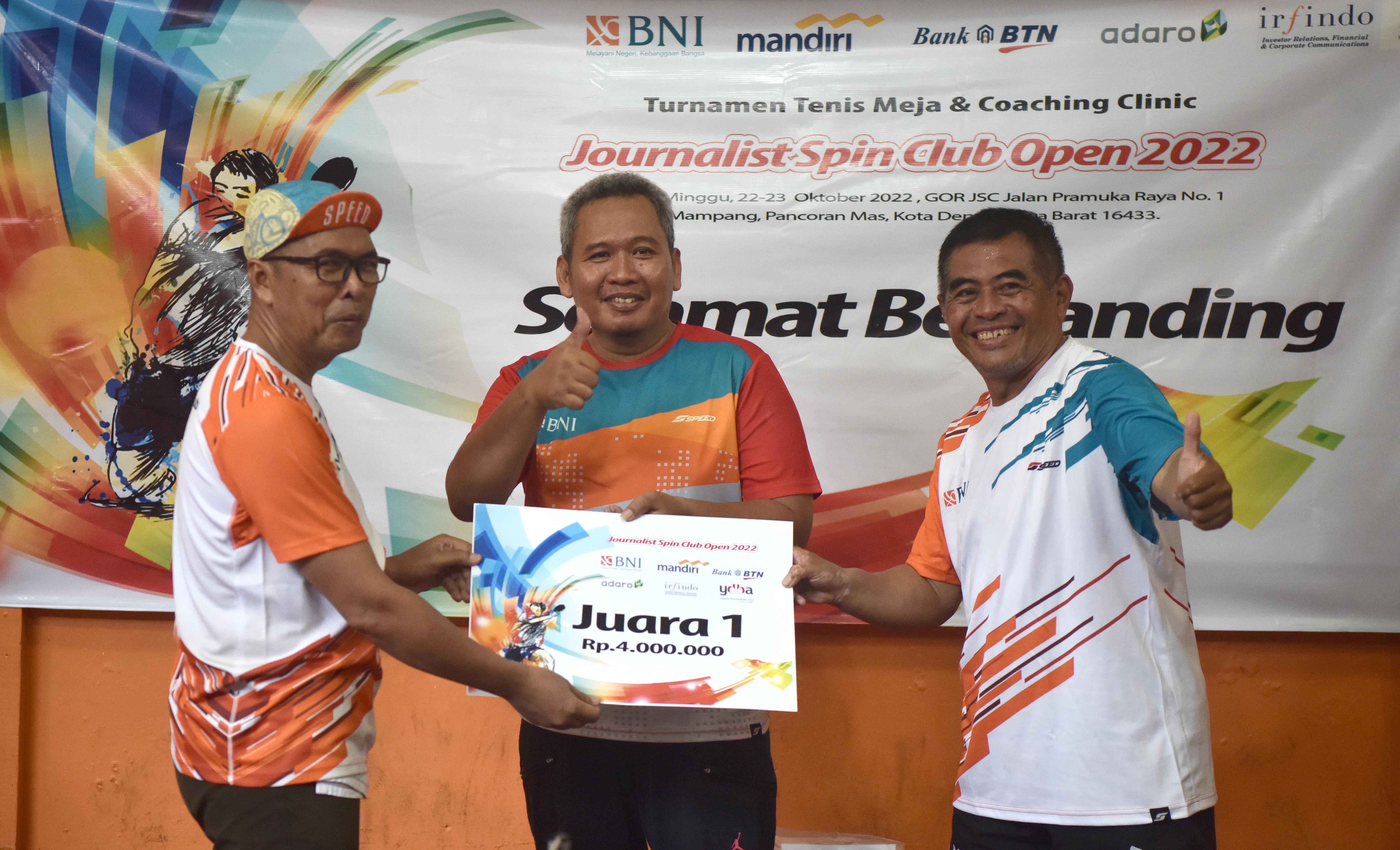 Turnamen Tenis Meja Antar Wartawan