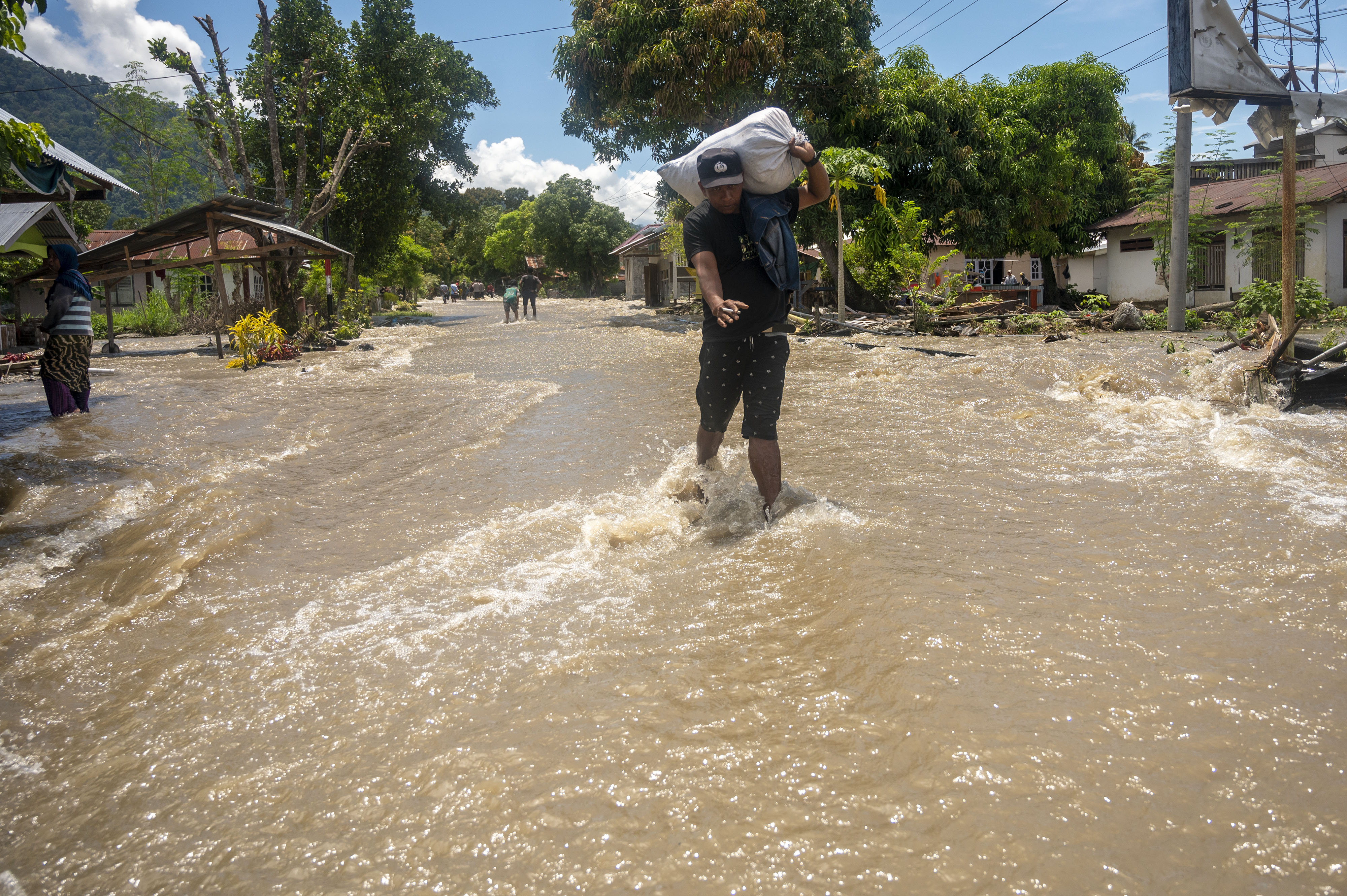 Banjir Luapan Sungai di Sigi