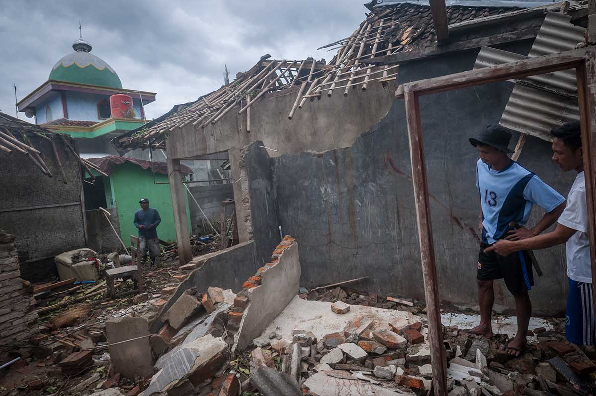 Angin kencang di Lebak Sebabkan Rumah Rusak