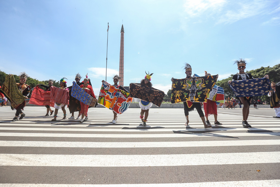 Peringatan Hari Sumpah Pemuda Di TMII