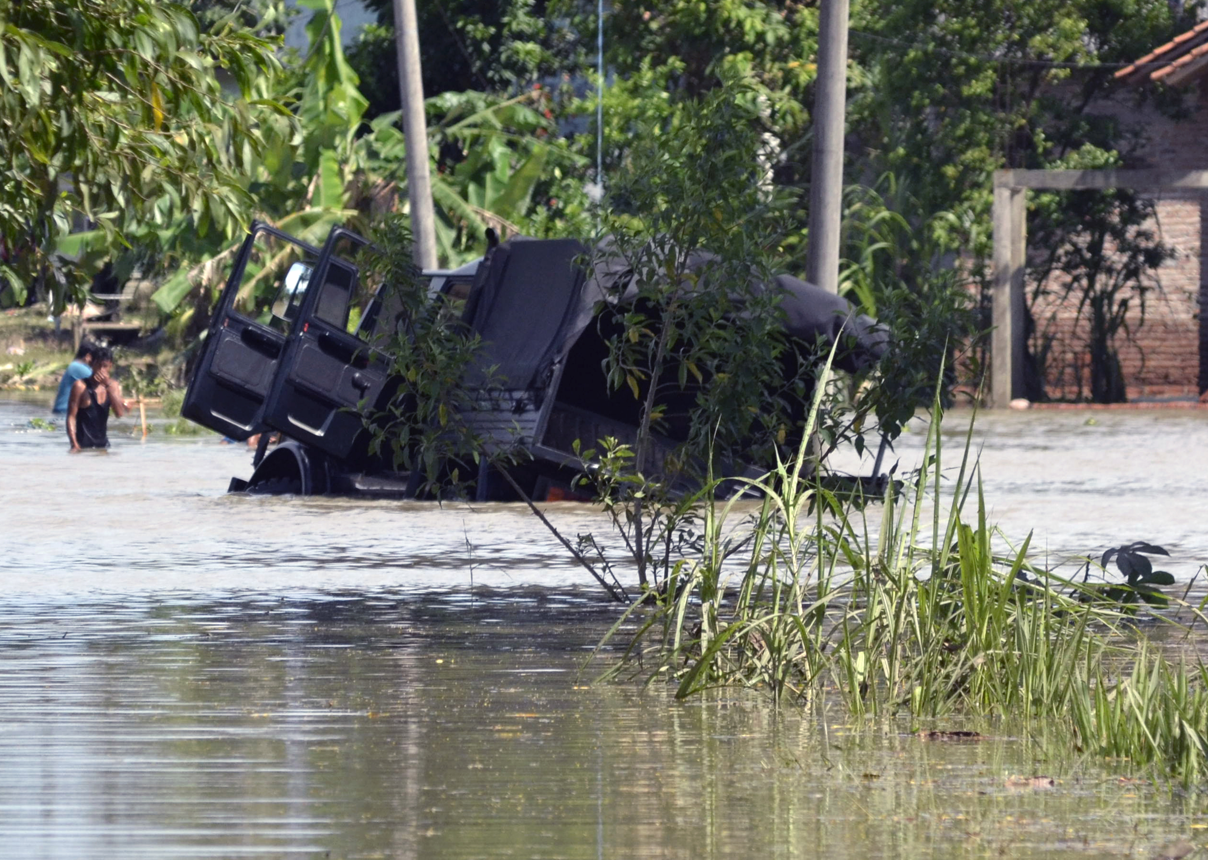 Banjir Luapan Sungai di Lampung Selatan
