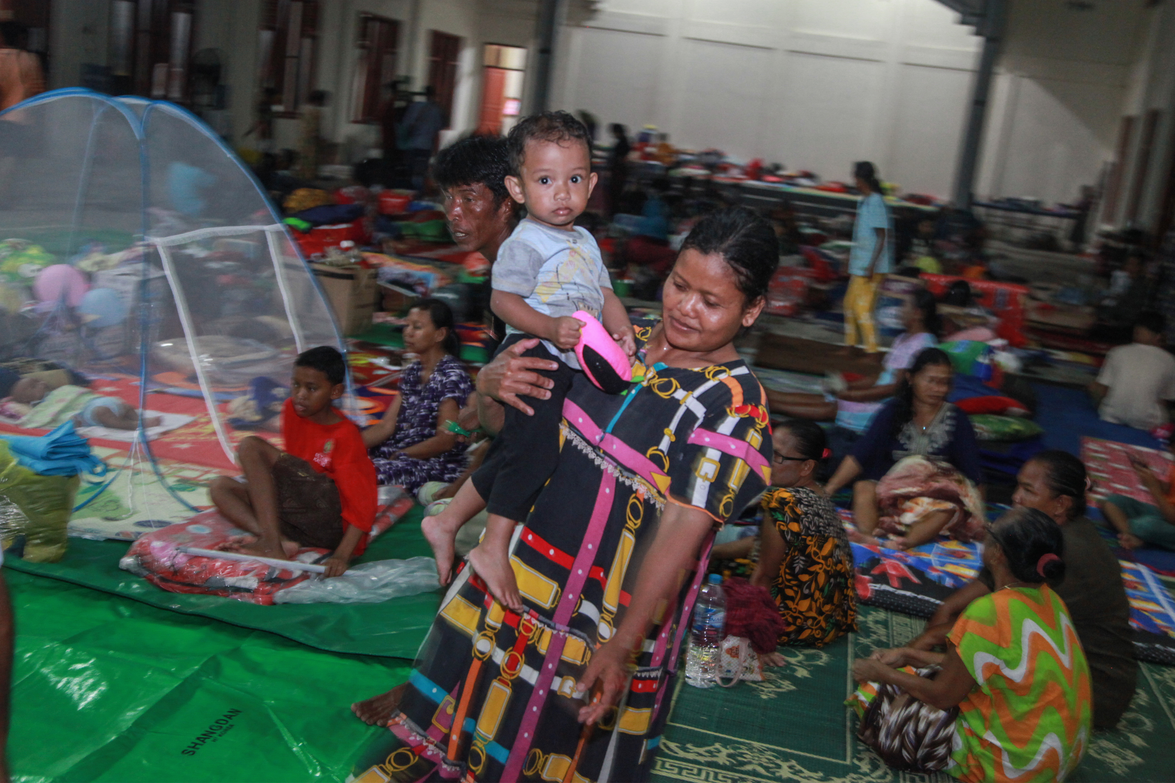 Pengungsi Terdampak Banjir di Kotawaringin