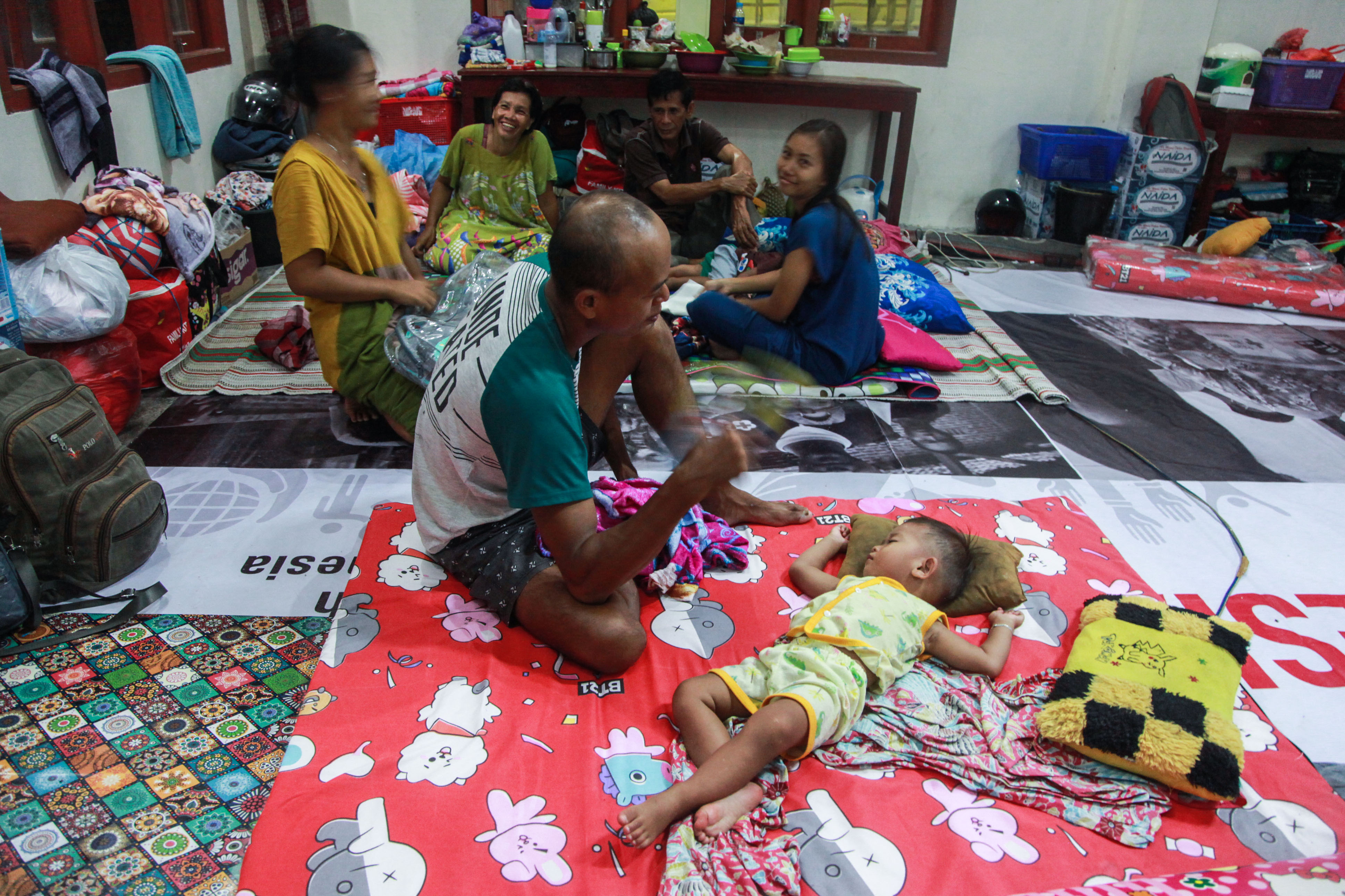 Pengungsi Terdampak Banjir di Kotawaringin