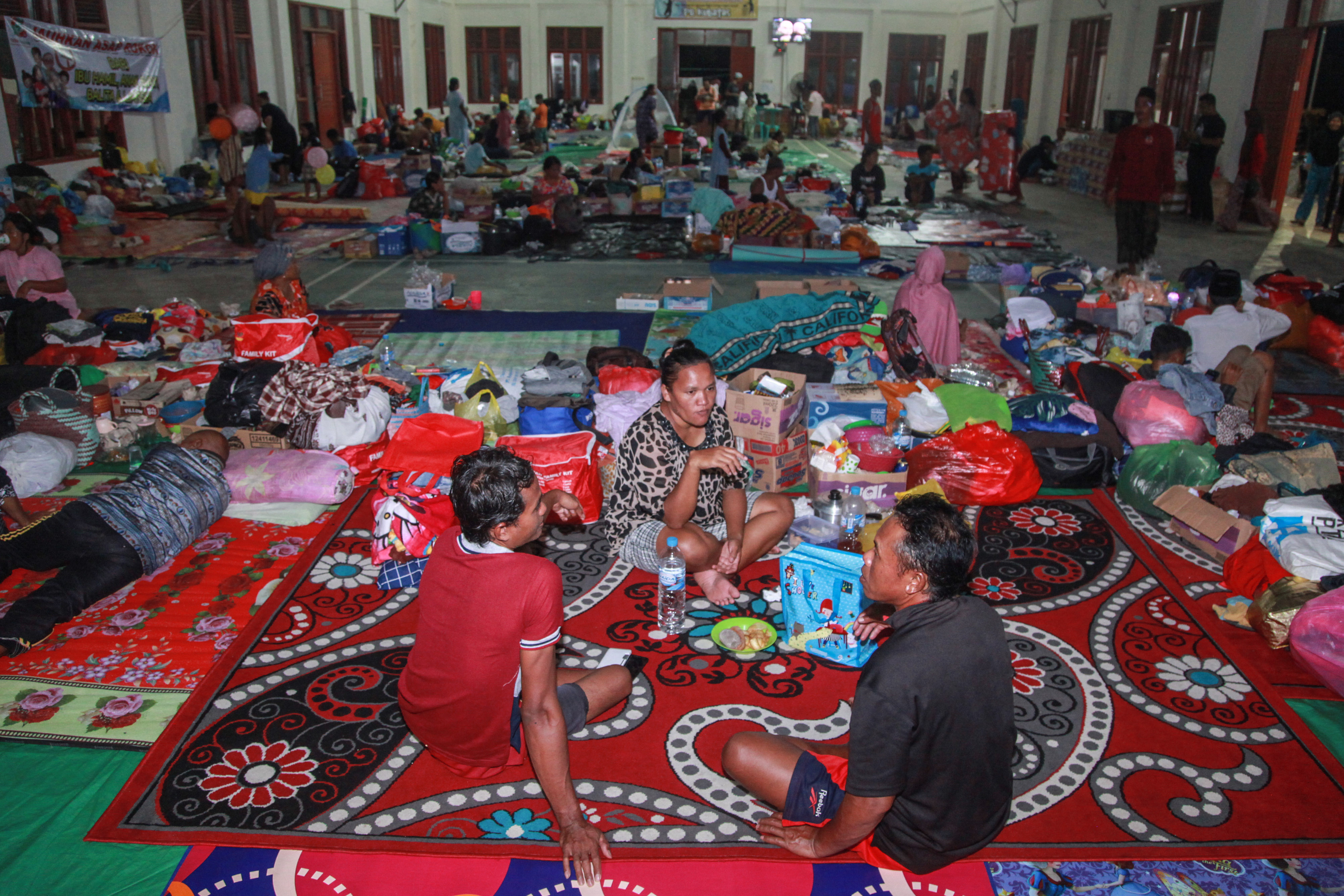 Pengungsi Terdampak Banjir di Kotawaringin