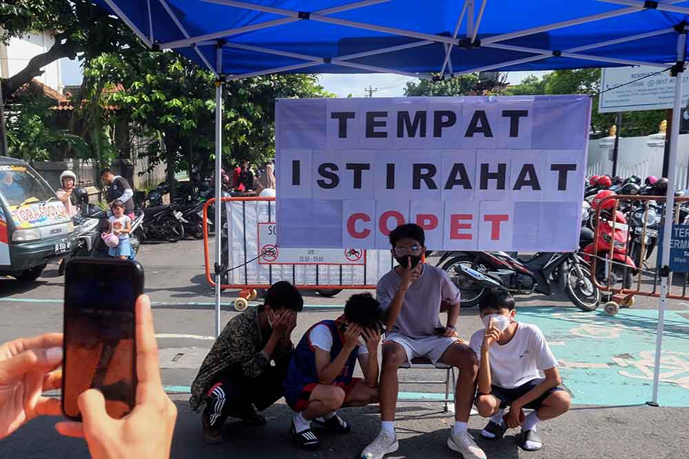 Tempat Istirahat Copet di CFD Solo