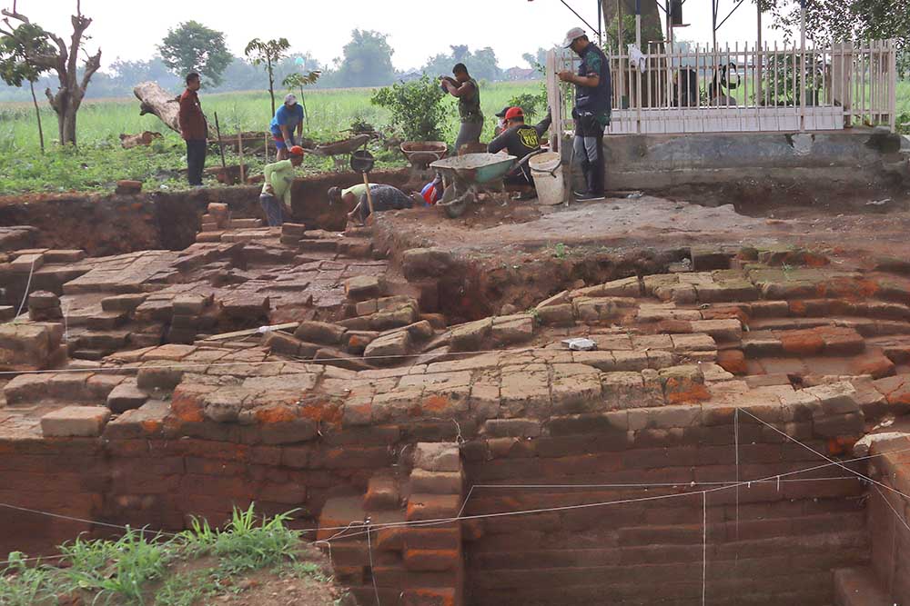 Ekskavasi Situs Mbah Blawu di Jombang