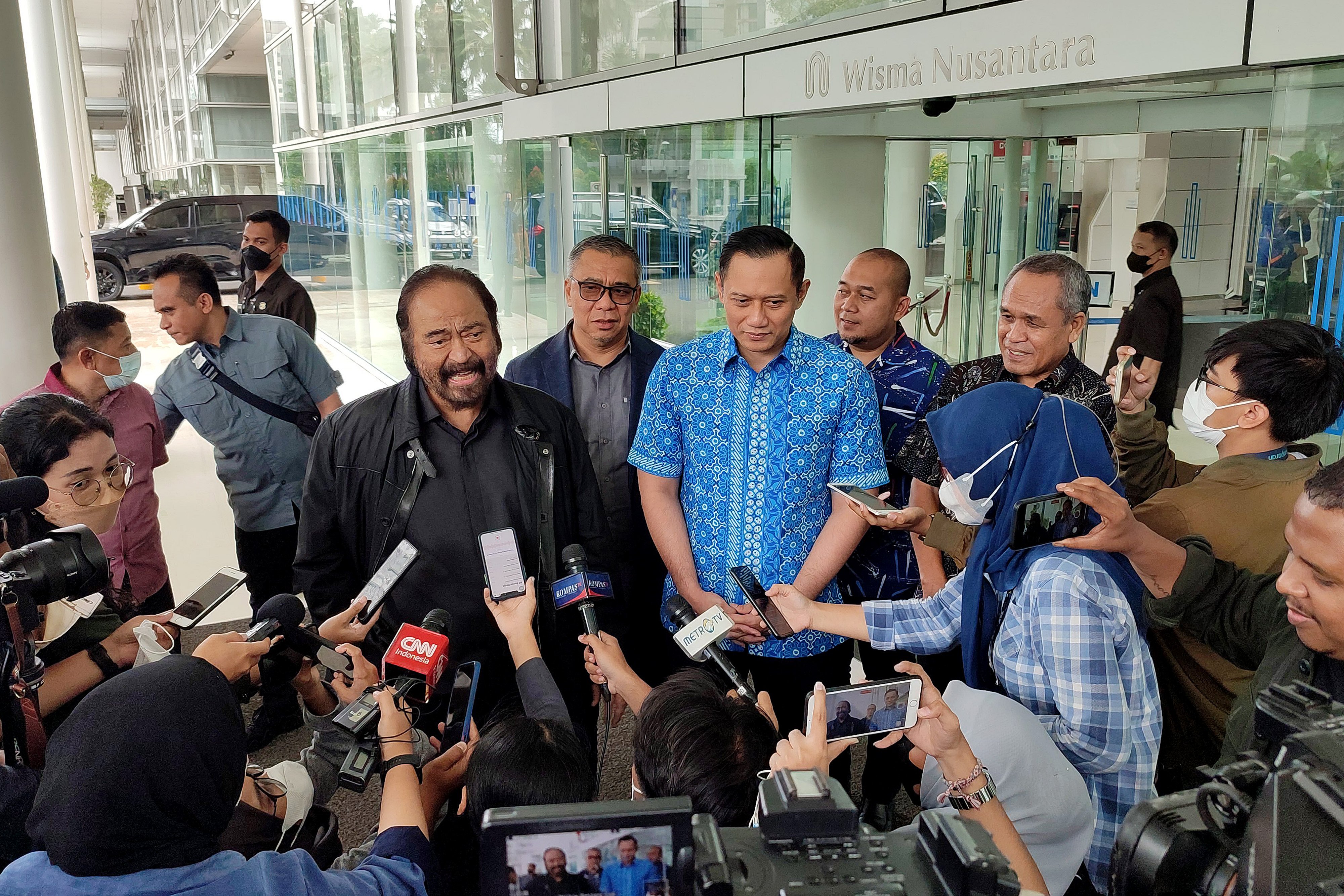 Silaturrahim Surya Paloh dan AHY