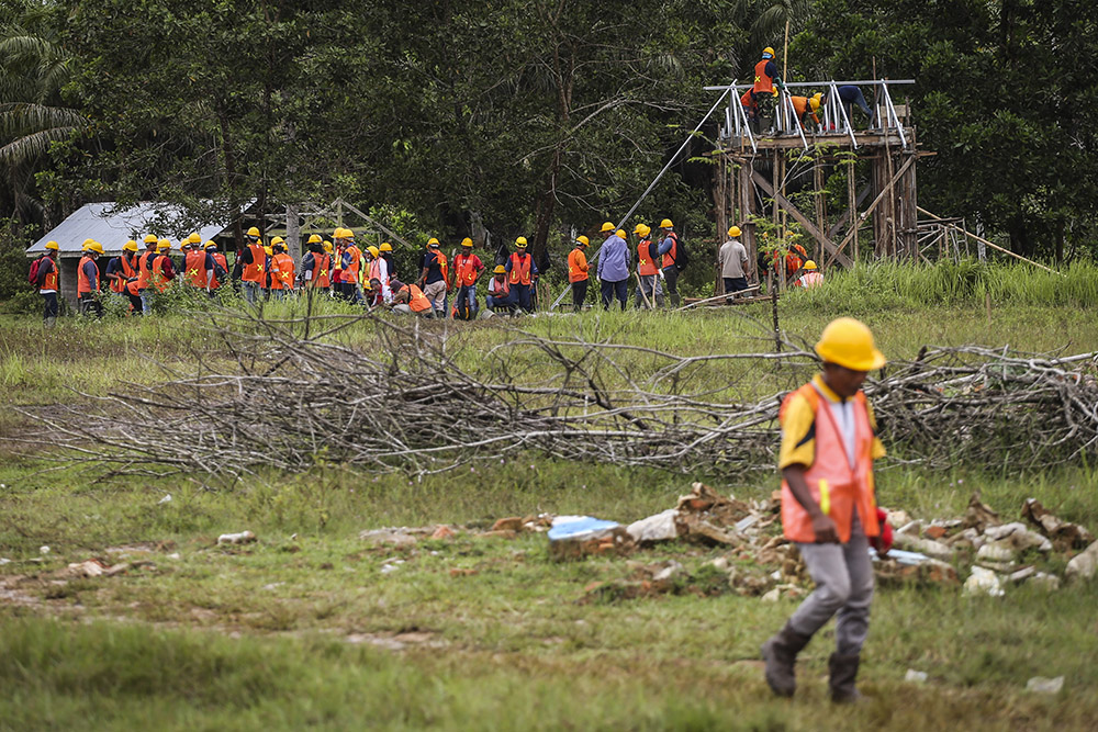 Pelatihan Calon Pekerja Konstruksi Ibu Kota Negara
