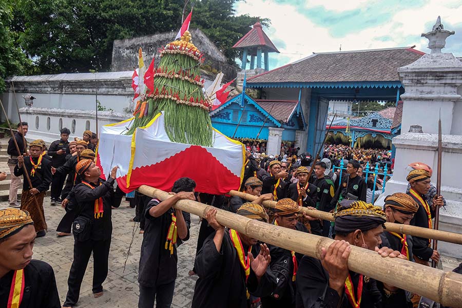 Perayaan Grebeg Sekaten di Masjid Agung Solo