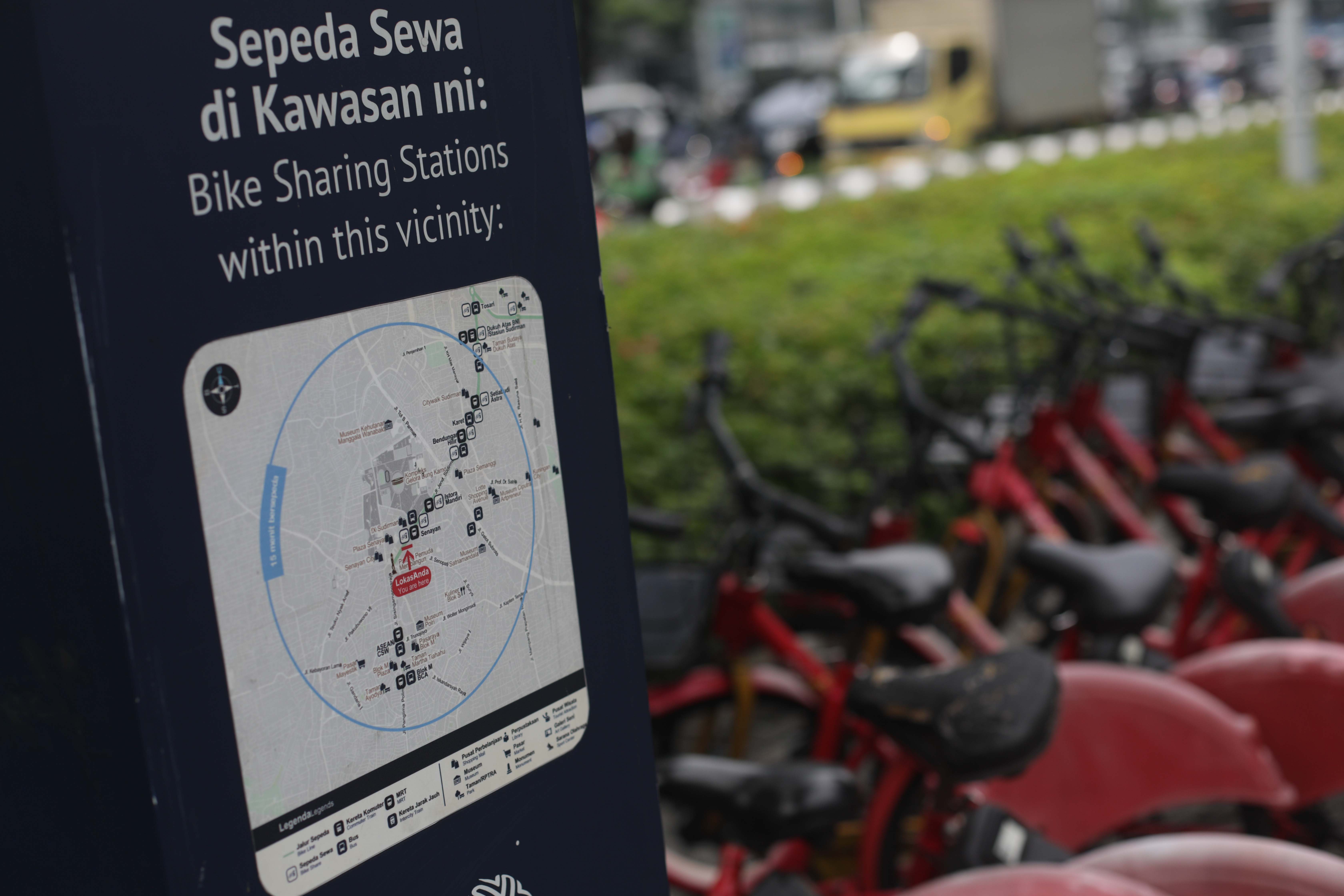 Sepeda Sewa 'Gowes' Tidak Terawat