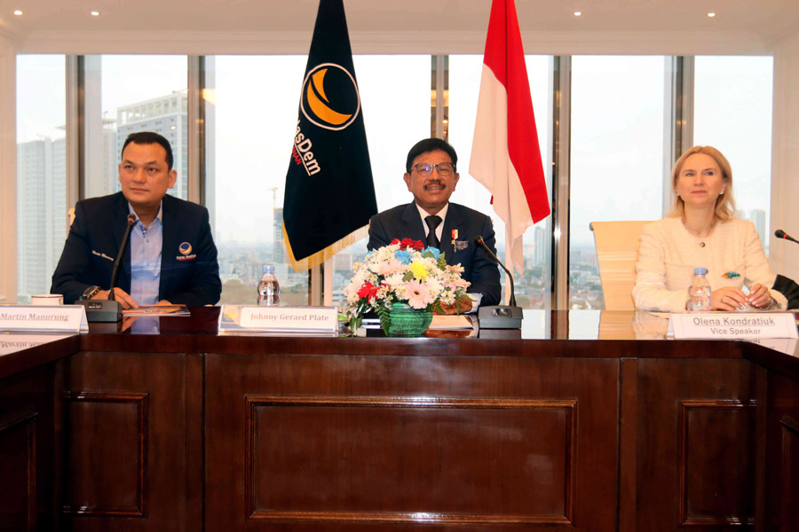 Partai NasDem Terima Kunjungan Delegasi Parlemen Ukraina