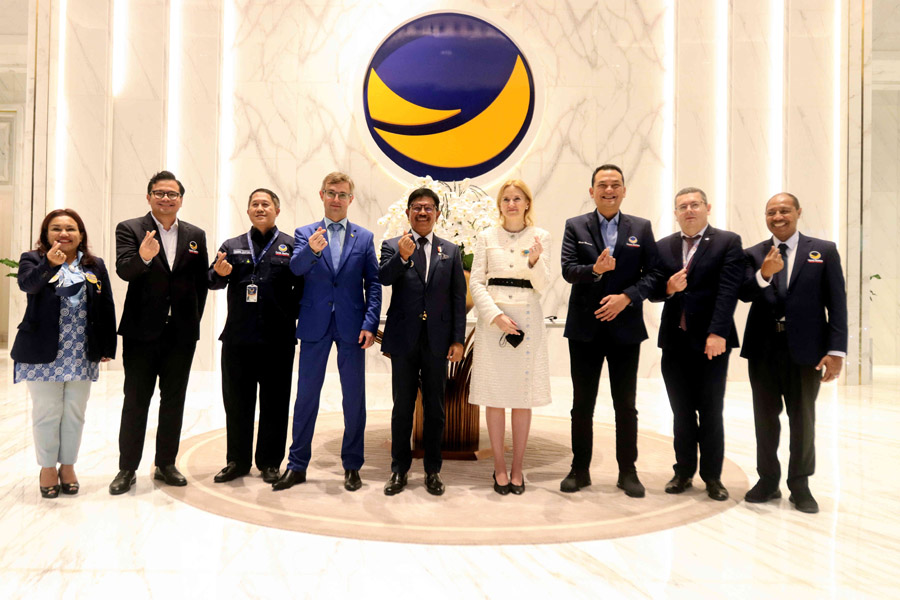 Partai NasDem Terima Kunjungan Delegasi Parlemen Ukraina