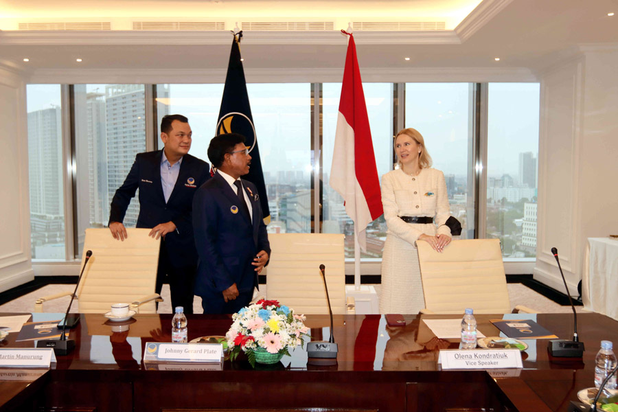 Partai NasDem Terima Kunjungan Delegasi Parlemen Ukraina